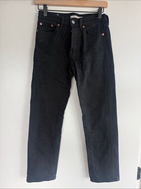 Levi's Black Wedgie Straight Leg Women's Jeans